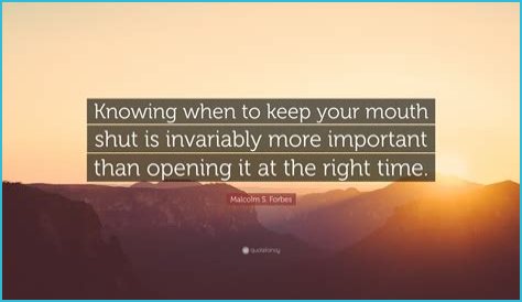 45 Quotes About Keeping Your Mouth Shut